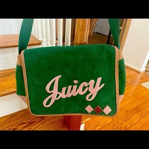 Juicy Couture corduroy messenger bag